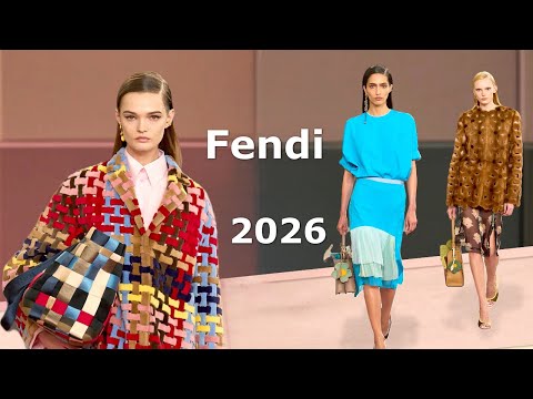 Видео: Fendi мода весна-лето 2026 в Милане | Стильная одежда и аксессуары