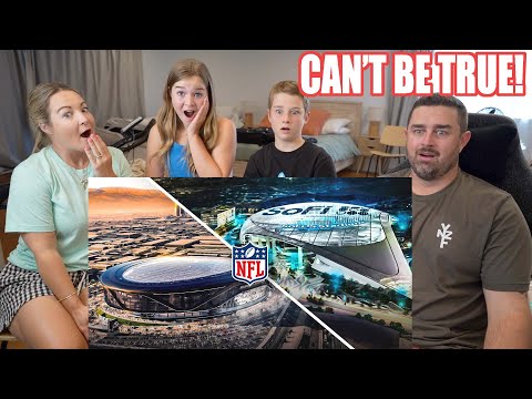 Видео: Реакция новозеландской семьи на 5 лучших стадионов НФЛ! (ВАША КОМАНДА ПОПАЛА?) МАСШТАБ RICHTER??!!!!