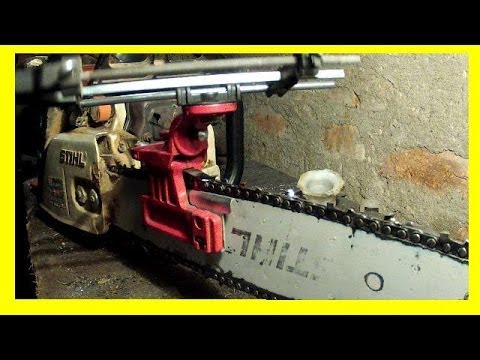 Видео: Обзор приспособление  для заточки цепи