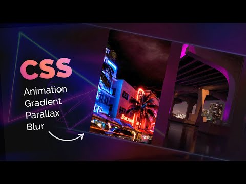 Видео: Создание красивого сайта на HTML, CSS и JavaScript (CSS-анимация, Blur, Parallax, Gradient)