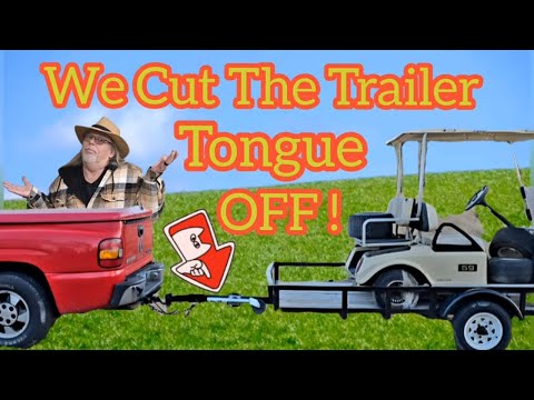 Видео: Ремонт низкого дышла прицепа | Сварка + бесплатная помощь по спасению гольф-кара скоро