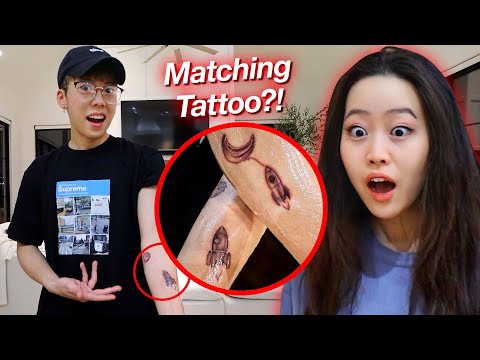Видео: Fiance & DanDan удивили меня парными татуировками!!!! *какого хрена