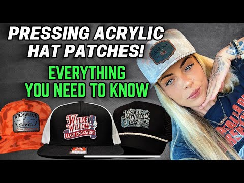 Видео: Полное руководство по штамповке акриловых нашивок на шляпу с помощью лазерной резки