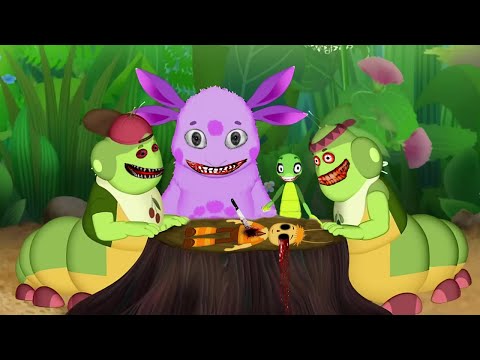 Видео: ЛУНТИК X - ГОЛОДНЫЕ ТВАРИ НА ОХОТЕ! Лунтик EXE Сторона зла