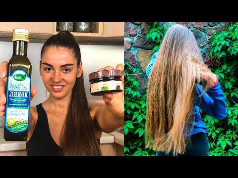 Видео: Как избавиться от секущихся кончиков 💦 МАСКА ДЛЯ ВОЛОС С МАСЛОМ ШИ и ЛЬНА 🌴 POLI NA PALME