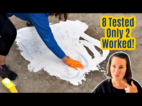 Видео: Как удалить масляные пятна с подъездных путей и бетонных гаражей (тестирование 8 популярных спосо...