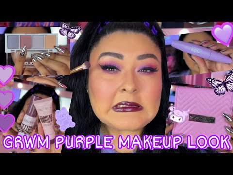 Видео: GRWM ФИОЛЕТОВЫЙ МАКИЯЖ // ВСЯ КОСМЕТИКА ИЗ АПТЕЧКИ💜