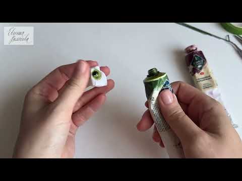 Видео: Вторая часть моего урока по лепке пролески - работаем над стебельками цветов.