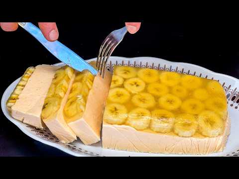 Видео: Он настолько вкусный, что я готовлю его почти каждый день. Фруктовый торт из желе.