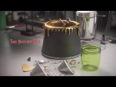 Видео: Отходы серебра после полировки ювелирки