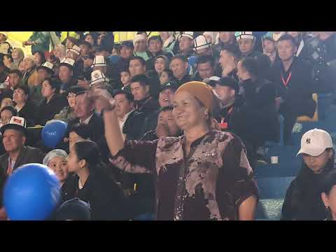 Видео: Буй-буй-буй! Жылдыз Жолдошева стадионду жарды! 