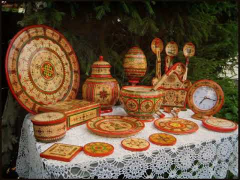 Видео: «Народные промыслы...» Пижемская роспись #folkcrafts #pizemskayapainting