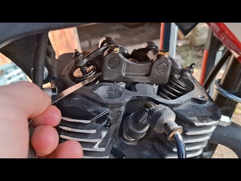 Видео: Регулювання клапанів після обкатки. Musstang Fortuna 200