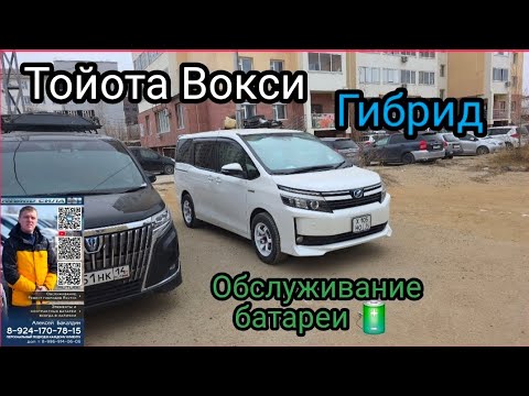 Видео: ТОЙОТА ВОКСИ гибрид обслуживание батареи 🔋 89241707815