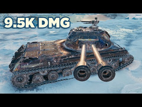 Видео: Объект 703 Вариант II • 9.5К УРОНА 6 ФРАГОВ • WoT Gameplay