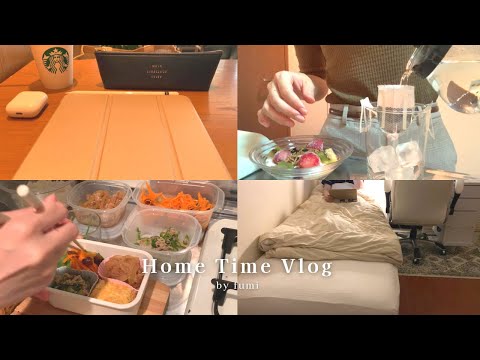 Видео: Обычный ежедневный влог офисного работника, живущего в одиночестве✍️/Приготовление бенто/SUB