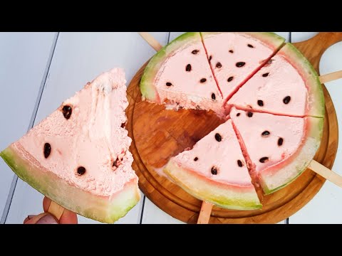 Видео: Сливочное МОРОЖЕНОЕ АРБУЗИК
