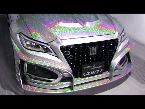 Видео: Как нарисовать хлопья радуги на роскошном седане / TOYOTA NEW CROWN