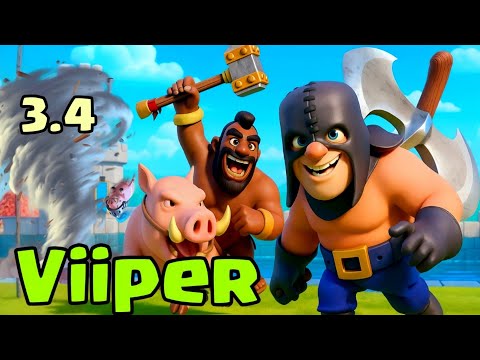 Видео: Viiper - легенда на века! Хог Палач Торнадо - шедевр! / Clash Royale