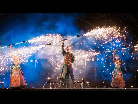 Видео: LUMOS: Мистерия. Фаер-шоу, огненное световое шоу, Иркутск. LIVE