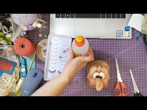 Видео: Чулочная кукла баба Яга , часть 3