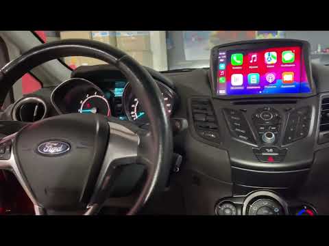 Видео: Ford Fiesta установка Android, Carplay магнитолы, камеры, замена ламп ближнего, дальнего света, дхо