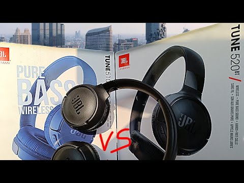 Видео: Наушники JBL tune 510bt vs JBL tune 520bt