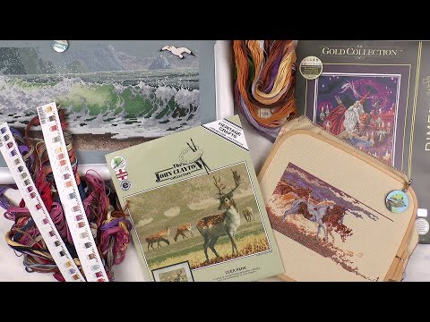 Видео: 33. Новые СТАРТЫ | Продвижение | СРАВНЕНИЕ ниток БАГРОВЫЙ ВОЛШЕБНИК от Dimensions и Амишоп | Вышивка