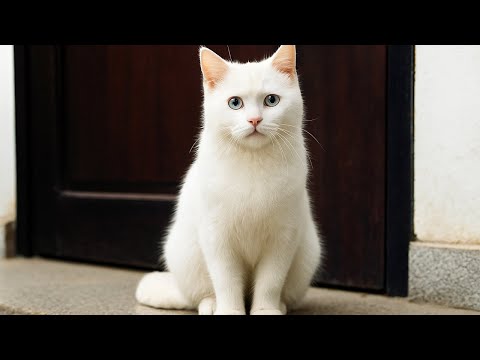 Видео: Бездомная кошка каждый день делала ЭТО у чужой двери...Правда ПОТРЯСЛА семью!