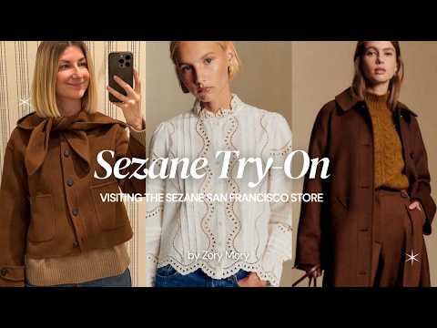 Видео: Примерка SEZANE ✨ куртка Paxton, кардиган Jude, джемпер Larry ✨ плюс обзор сумки Cuyana