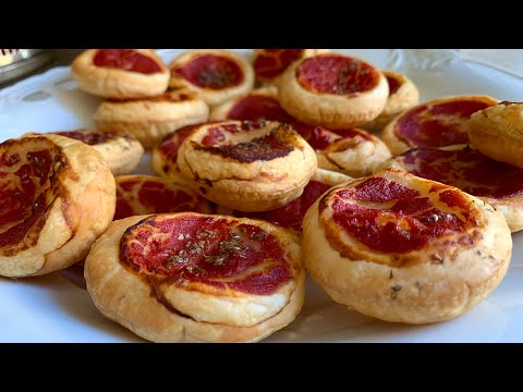 Видео: 🍕Итальянская мини пицца🇮🇹Суппер быстрая вкусняшка👍❤️
