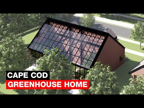 Видео: Я спроектировал дом-теплицу с секретным садом на Кейп-Коде