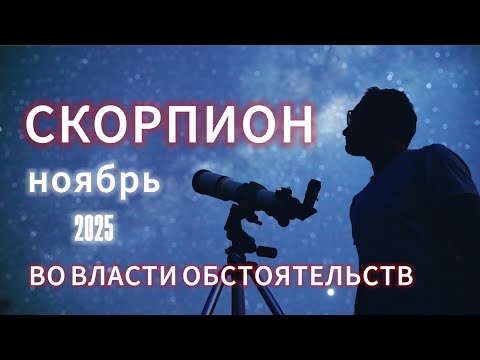 Видео: СКОРПИОН - ГОРОСКОП НА НОЯБРЬ 2025 от АстроНянь