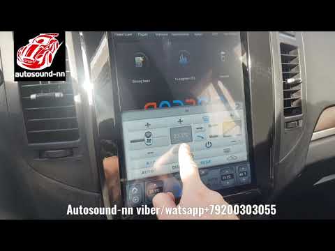 Видео: Штатная Магнитола Tesla Style Mitsubishi Pajero 4 12.1"(6 ядер 4/32)android 9.0