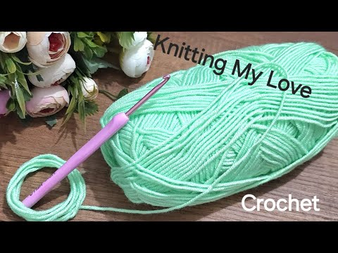 Видео: Боже мой, почему я раньше не видела эту прекрасную схему вязания крючком! Вязание