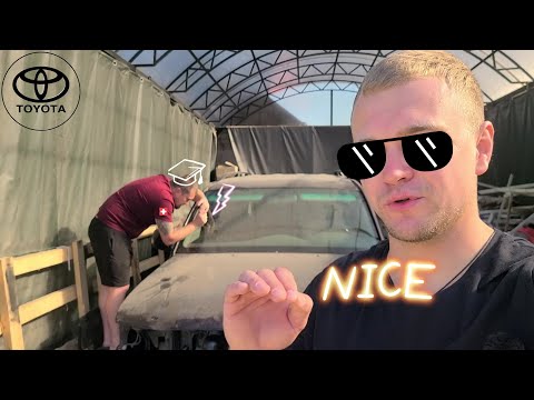 Видео: Выпуск 12 ПЕСКОСТРУЙ Toyota Land Cruiser 100 или КАК ЗАКЛЕИТЬ ТРЕЩИНУ НА ЛОБОВОМ СТЕКЛЕ