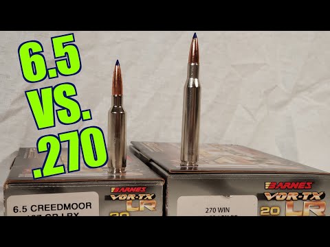 Видео: 6.5 Creedmoor против .270 Winchester. Часть 1. Приключения Чука на природе. Barnes LRX.