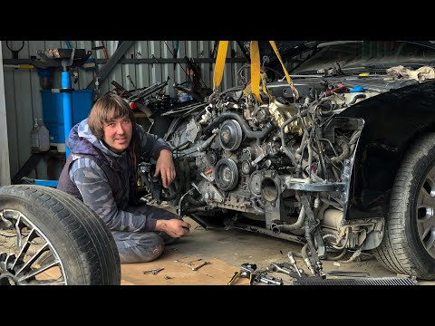 Видео: СОБИРАЕМ И УСТАНАВЛИВАЕМ ДВИГАТЕЛЬ В AUDI A8 D3 LONG 3 2 FSI БЫЛО МНОГО БОЛИ
