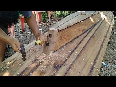 Видео: как сделать деревянную лодку для рыбалки