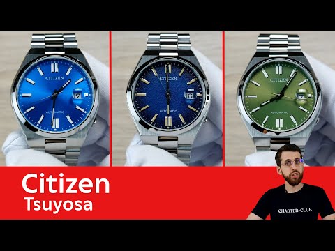 Видео: Tsuyosa на любой вкус / Citizen NJ0151-88L, NJ0158-89L, NJ0158-89Z