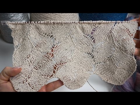 Видео: СМОТРИТЕ, КАК КРАСИВО ВЯЗАТЬ: ПОТРЯСАЮЩИЙ УЗОР И ОБЗОР! 🦋