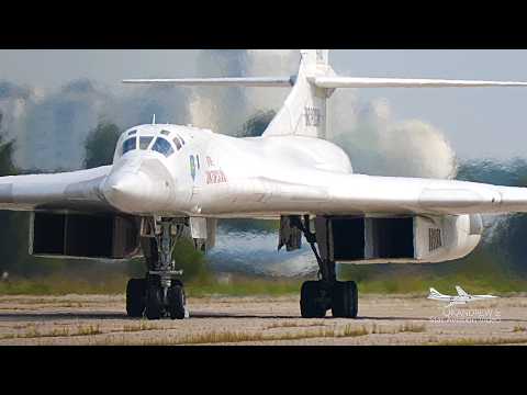 Видео: Ту-160 Взлёт на форсаже и проходы на малой высоте. Белый лебедь