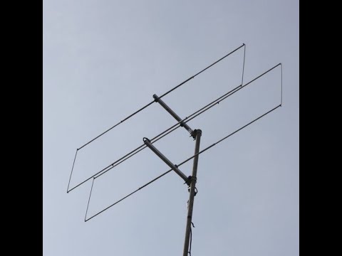 Видео: LFA-Q Yagi - Влияние соотношения сторон прямоугольных элементов направленных рамочных антенн