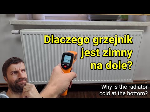 Видео: ПОЧЕМУ НАГРЕВАТЕЛЬ ВНИЗ ХОЛОДНЫЙ? Радиатор горячий только сверху! Учебник по отоплению