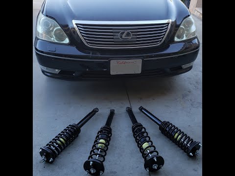 Видео: Установка пружины на Lexus LS430 2001–2006 годов выпуска