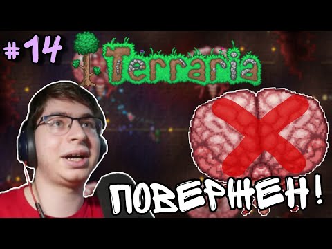 Видео: #14 Победа над Мозгом Ктулху | Прохождение Terraria Master Mode