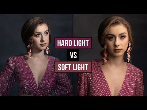 Видео: Методы освещения в фотографии: жесткий и мягкий свет