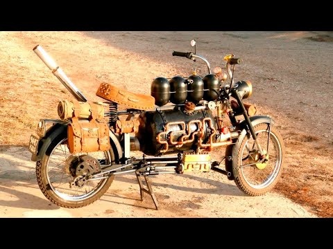 Видео: Паровой мотоцикл / 15 серия. Соревнования "SnowDogs"