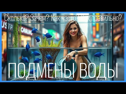 Видео: ПОДМЕНЫ воды в аквариуме. СКОЛЬКО менять? ЗАЧЕМ подменивать? Как ЧАСТО? Как ПРАВИЛЬНО?