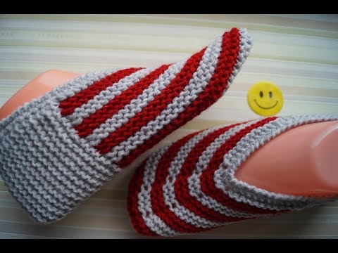 Видео: Тапочки без шва 🙂  SMILE